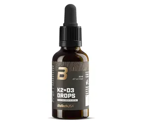BioTech K2+D3 Drops 30 ml / Suplement diety / krople / witamina D3 + K2