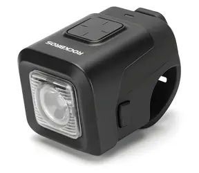 Rockbros SKL01 czarny / Przednia lampa rowerowa z dzwonkiem / 450 lm / 120 dB / Ładowanie przez USB-C