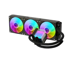 darkFlash CB360 czarny / chłodzenie procesora AiO / 3x 120 mm / podświetlenie ARGB / 800-1800 obr./min / 28,5 dB / Intel + AMD