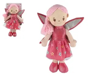 TEDDIES Lalka szmaciana wróżka Piwonia 40 cm / Lalka / Tekstylna / od 3 lat