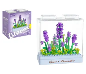 Zestaw konstrukcyjny KOCO Mini Lavender / 239 elementów / plastik / 6+
