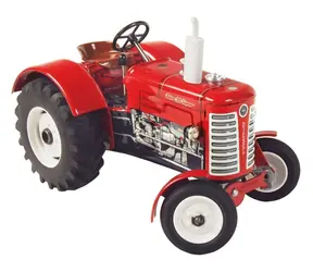 Ciągnik KOVAP Zetor 50 Super czerwony / Metal / Napęd na kluczyk / 1:25 / Od 3 lat
