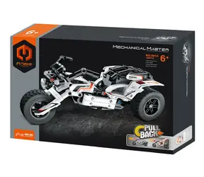 Zestaw do budowy motocykla IM.MASTER / 198 elementów / nakręcany / od 6 lat