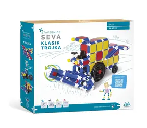 Zestaw konstrukcyjny SEVA KLASIK Three / 464 szt. / plastik / 6+ / 36 × 32 × 7,5 cm