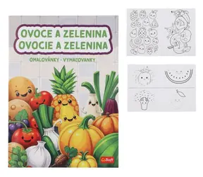 Kolorowanka Trefl Owoce i warzywa / Kolorowanka / 20x27,5 cm / od 3 lat