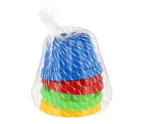 Formy okrągłe do ciasta CHEMOPLAST / 4 szt. / średnica 8 cm / plastik / 12 m+