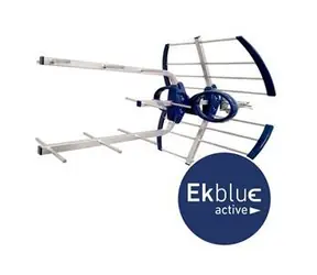 ITS EK BLUE ACTIVE / Antena zewnętrzna / Filtr LTE2 i 5G / zysk 38 dB