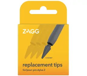 Końcówki wymienne ZAGG do rysika Pro Stylus 2 szare (109913293) / Końcówki / 4 szt.