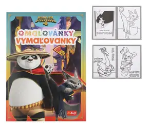 Kolorowanka Trefl Kung Fu Panda / 20 x 27,5 cm / od 3 lat