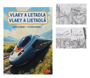 Kolorowanka Trefl Pociągi i Samoloty / Kolorowanka / 20x27,5 cm / od 3 lat
