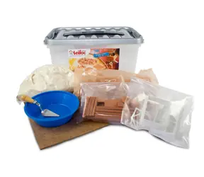 Zestaw startowy TEIFOC Building Kit / 100 elementów / Ceramika / od 6 lat