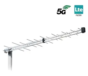Antena ISKRA P-2845 FLT7 H/V / DVB-T/T2 / filtr LTE