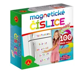 Cyfry magnetyczne PEXI na lodówkę / 100 szt. / od 3 lat