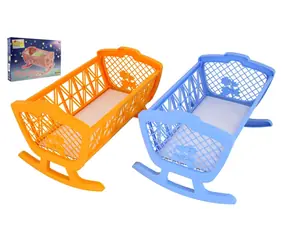 Směr dla lalek bez zestawu / Kołyska dla lalek / plastik / od 4 lat