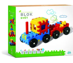 Zestaw konstrukcyjny SEVA BLOK World / 146 elementów / od 3 lat