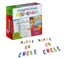 PEXI Litery magnetyczne na lodówkę / 100 szt. / Plastik / od 3 lat