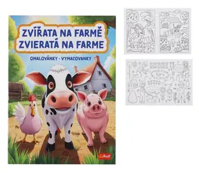 Kolorowanka Trefl Zwierzęta gospodarskie / Kolorowanka / 20 x 27,5 cm / wiek 3+