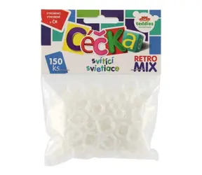 Misie w kształcie litery C świecące retro mix / 150 szt. / Plastik / od 3 lat