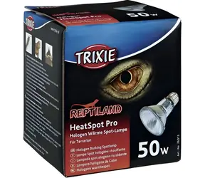 TRIXIE HeatSpot Pro / Halogenowa lampa grzewcza do terrarium / 50 W /  65×88 mm / kąt 25°