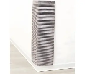 TRIXIE XXL Drapak Szary / Drapak ścienny lub narożny / Sizal, Plusz / 38 x 75 cm