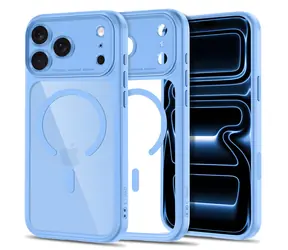 Tech-Protect MagPeak przezroczysty niebieski / Etui / Apple iPhone 18 Pro, 17 Pro / MagSafe