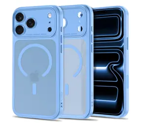 Tech-Protect MagPeak matowy jasnoniebieski / Etui / Apple iPhone 18 Pro Max, 17 Pro Max / MagSafe