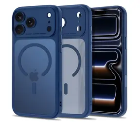 Tech-Protect MagPeak matowy ciemnoniebieski / Etui / Apple iPhone 18 Pro Max, 17 Pro Max / MagSafe