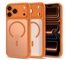 Tech-Protect MagPeak matowy pomarańczowy / Etui / Apple iPhone 17 Pro Max, 18 Pro Max / MagSafe
