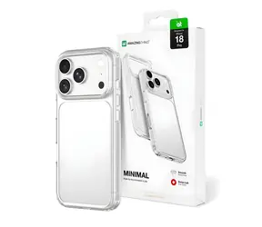 Etui odporne na upadek AmazingThing Minimal z 3 obiektywami, przezroczyste / Etui / Apple iPhone 18 Pro / Ochrona obiektywu