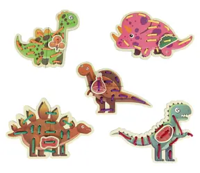 Rappa Maszyna do robienia sznurówek dinozaury / 5 obrazków / 5 sznurówek