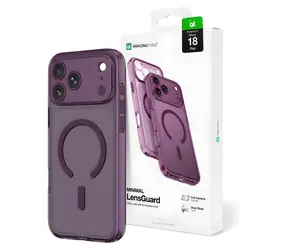 Obiektyw AmazingThing Minimal Mag w kolorze fioletowym / Etui / Apple iPhone 18 Pro / MagSafe / ochrona obiektywu