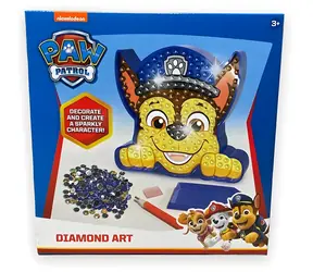 Rappa Diamentowy obraz Psi Patrol Chase / Zestaw kreatywny / 18x18 cm
