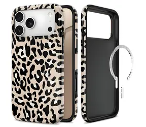 Tech-Protect Lamano MagSafe beżowo-czarny / Etui do Apple iPhone 18/17 Pro Max / MagSafe