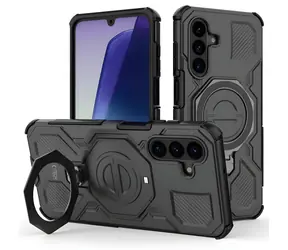 Tech-Protect TacticStand MagSafe matowa czerń / Etui / Samsung Galaxy A17, A18 4G/5G / podstawka
