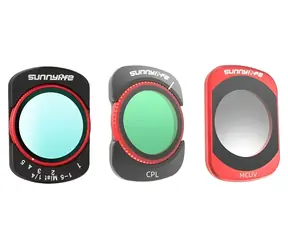 Zestaw filtrów Sunnylife do OSMO Pocket 4 i Pocket 3 / Zestaw filtrów / VND2-32, CPL, MCUV, Black Mist 1/4