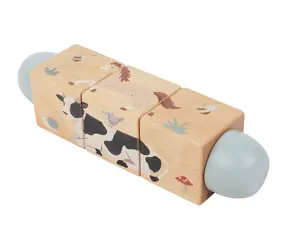 2KIDS TOYS Walec z napędem Farma / Drewno / od 3 lat
