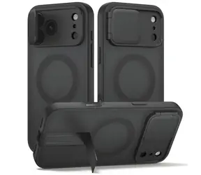 Tech-Protect Kevlar Aura MagSafe matowa czerń / Etui / Apple iPhone 18 Pro Max, 17 Pro Max / MagSafe / Kevlar