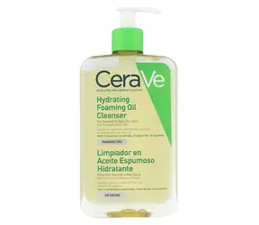 CeraVe Facial Cleansers Nawilżający olejek do mycia twarzy, pieniący się, olejek oczyszczający 473 ml