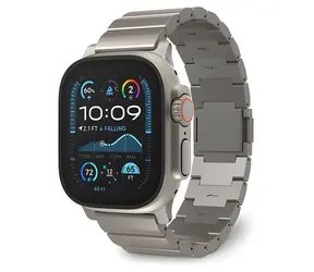 Pasek z Decoded tytanu, naturalny Titan / Pasek / Apple Watch Ultra 1&2 / Titan