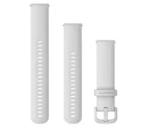 Pasek silikonowy Garmin Quick Release 20 biały / Pasek / silikonowy / 20 mm / biała klamra