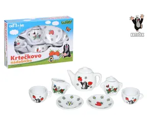 Zestaw do herbaty WIKY Mole / Porcelana / 9 szt. / od 3 lat