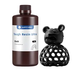Anycubic Tough Resin Ultra Black / Żywica do druku 3D / 1 kg / LCD/DLP / 365-405 nm