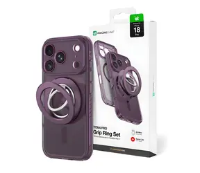 Zestaw pierścieni do obiektywu AmazingThing Titan Pro fioletowy / Etui / MagSafe / iPhone 18 Pro