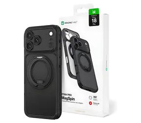 Obiektyw AmazingThing Titan Pro Spin czarny / Etui ochronne / do Apple iPhone 18 Pro / MagSafe