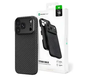 Obiektyw AmazingThing Titan Max czarny / Etui / MagSafe / iPhone 18 Pro