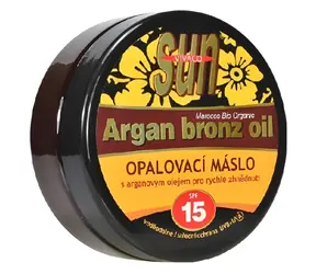 Vivaco SUN Argan Bronz Oil Masło do opalania z organicznym olejkiem arganowym SPF 15 200 ml