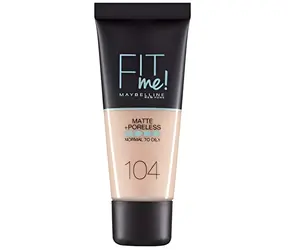 Maybelline Fit Me! Matowy UP do cery normalnej i tłustej 30 ml 104 Soft Ivory