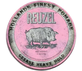 Reuzel Styling Pink Pomade Grease Heavy Hold Pomada do włosów o średnim utrwaleniu i połysku 113 g