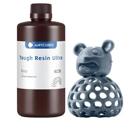 Anycubic Tough Resin Ultra Grey / Żywica do druku 3D / 1 kg / LCD/DLP / 365-405 nm