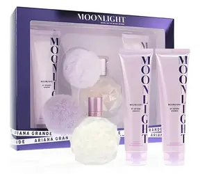 Ariana Grande Moonlight woda perfumowana 100 ml ~ woda perfumowana 100 ml + suflet do ciała 100 ml + żel pod prysznic 100 ml
